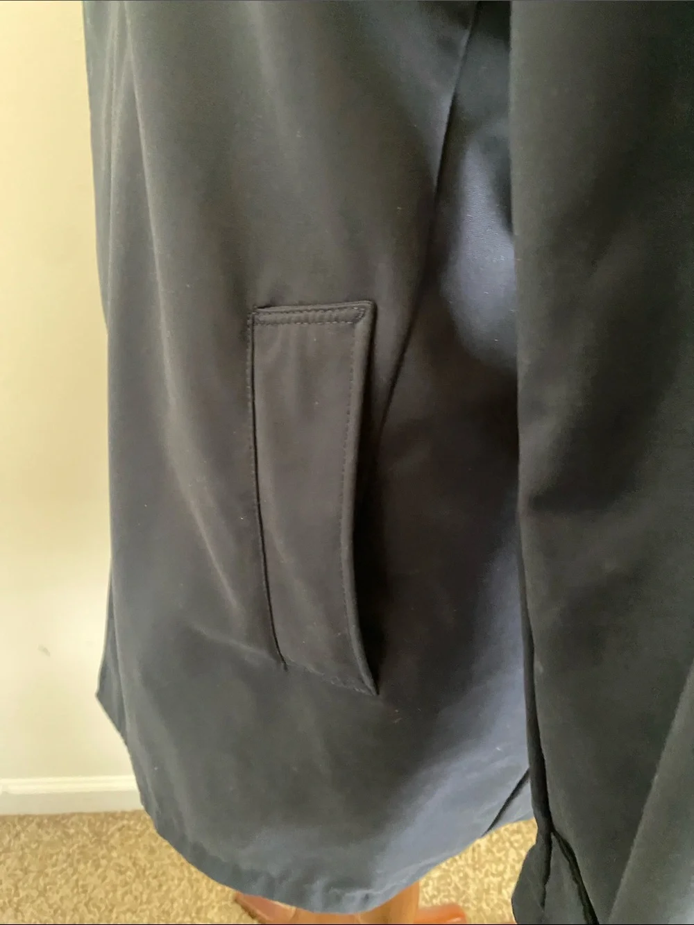 Banana Republic Water Resistant Mac Single Breasted Trench Coat Size Small